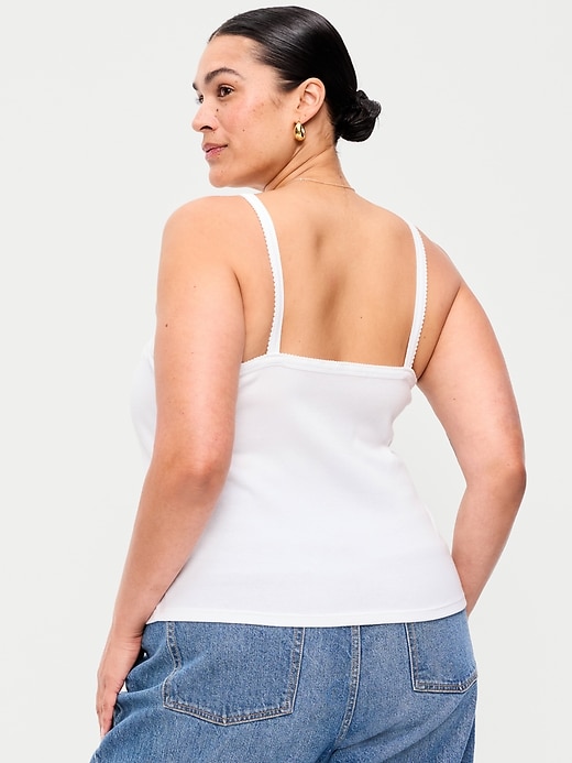 Image number 8 showing, Button-Front Cami Tank Top