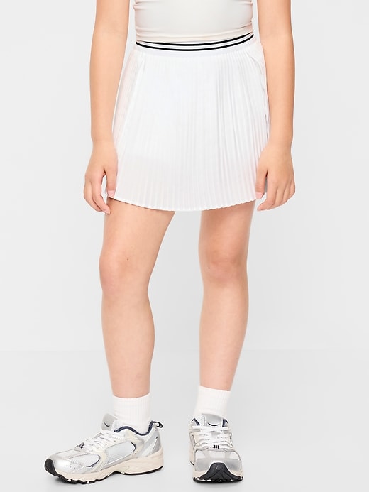 Image number 1 showing, High-Waisted Micro-Pleated Skort for Girls