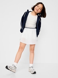 Image number 3 showing, High-Waisted Micro-Pleated Skort for Girls