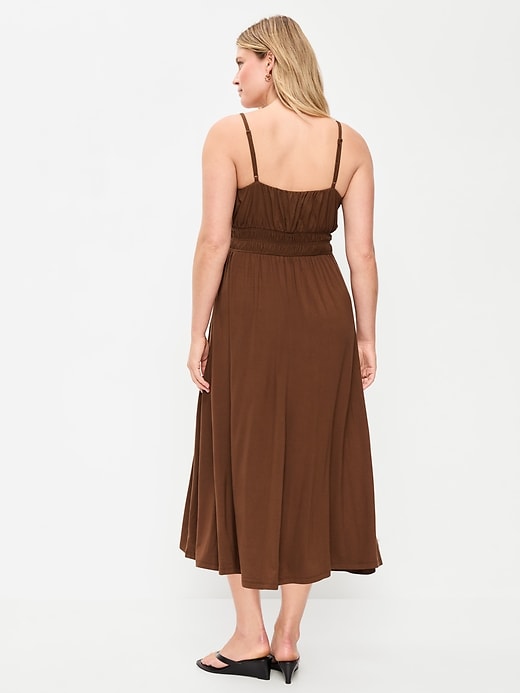 Image number 2 showing, Maternity Smocked Fit & Flare Dress