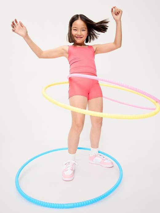 Image number 4 showing, PowerSoft High-Waisted Shorts for Girls