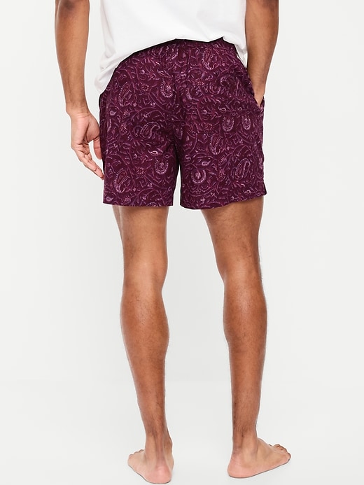 Image number 3 showing, 2-Pack Poplin Pajama Shorts