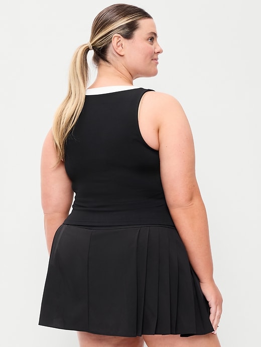 Image number 5 showing, StudioSmooth Cropped Tennis Tank Top