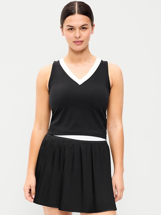 Image number 2 showing, StudioSmooth Cropped Tennis Tank Top
