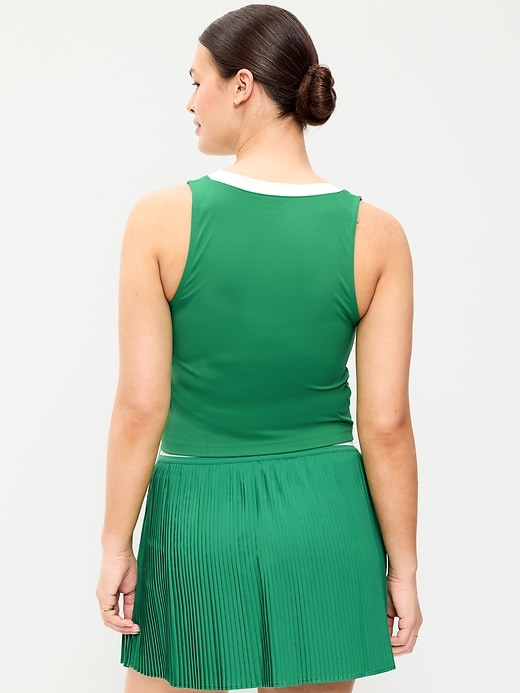 Image number 3 showing, StudioSmooth Cropped Tennis Tank Top