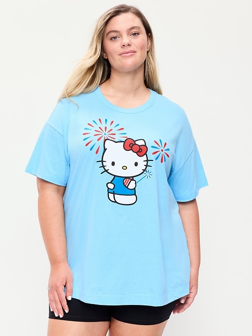 Image number 8 showing, Hello Kitty® Oversized Graphic Tunic T-Shirt