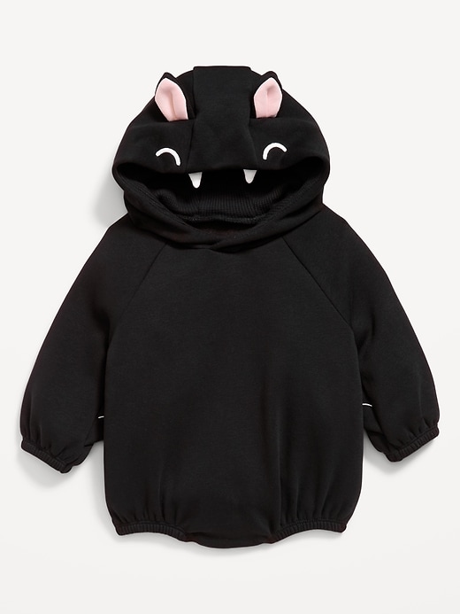 Image number 1 showing, Hooded Critter Fleece One-Piece Romper for Baby