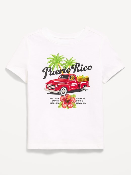 Image number 1 showing, Short-Sleeve Unisex Logo-Graphic T-Shirt for Toddler