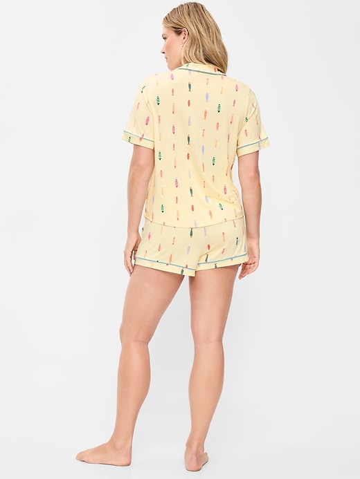 Image number 2 showing, Maternity Classic Pajama Short Set