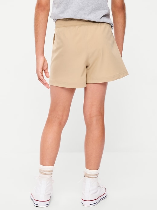 Image number 2 showing, High-Waisted StretchTech Performance Shorts for Girls