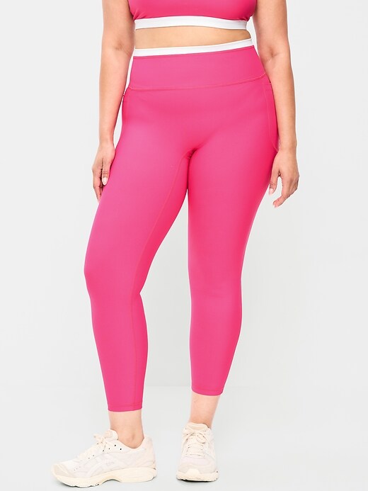 Image number 5 showing, Extra-High Waisted PowerSoft Boundless 7/8 Pocket Leggings – No Front Seam