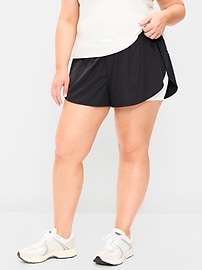 Image number 2 showing, High-Waisted StretchTech 2-In-1 Run Shorts