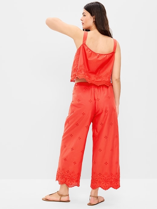Image number 7 showing, High-Waisted Cut Out Wide-Leg Pant