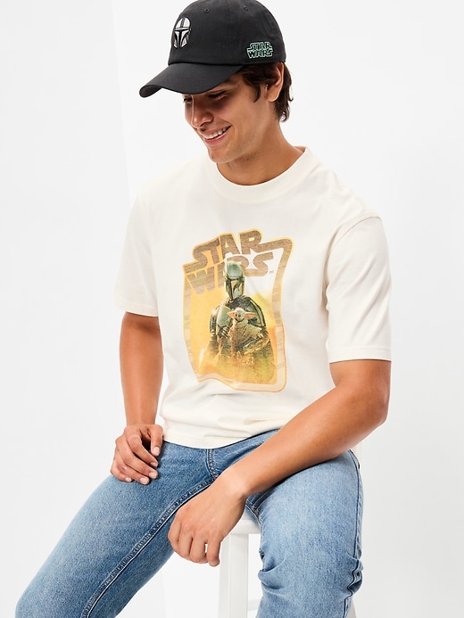 Image number 2 showing, Star Wars™ Heavyweight Garment-Washed T-Shirt for Adults