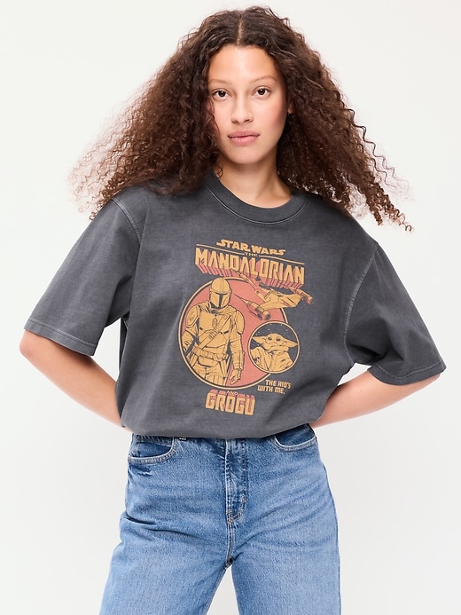 Image number 3 showing, Star Wars™ Heavyweight Garment-Washed T-Shirt for Adults