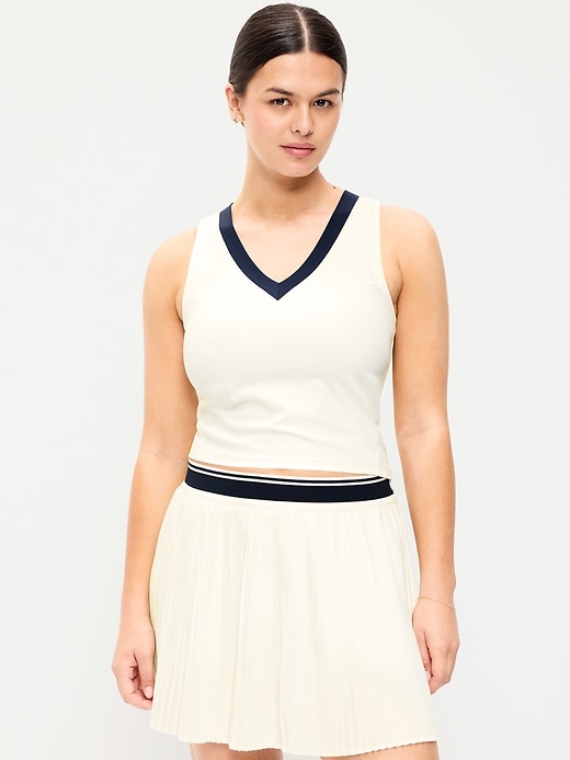Image number 2 showing, StudioSmooth Cropped Tennis Tank Top