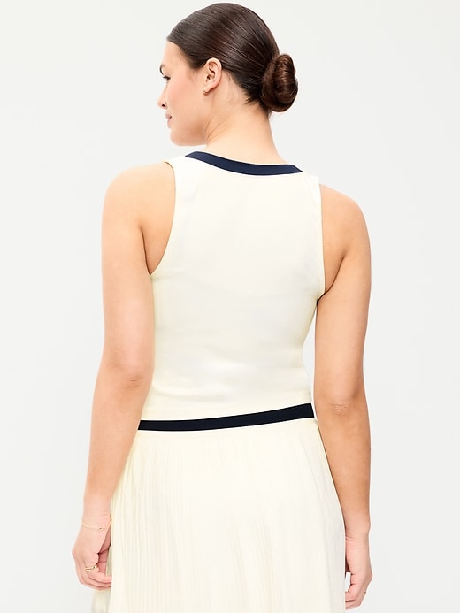 Image number 3 showing, StudioSmooth Cropped Tennis Tank Top