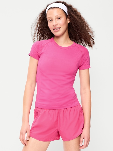 Fluid Seamless Fitted T-Shirt
