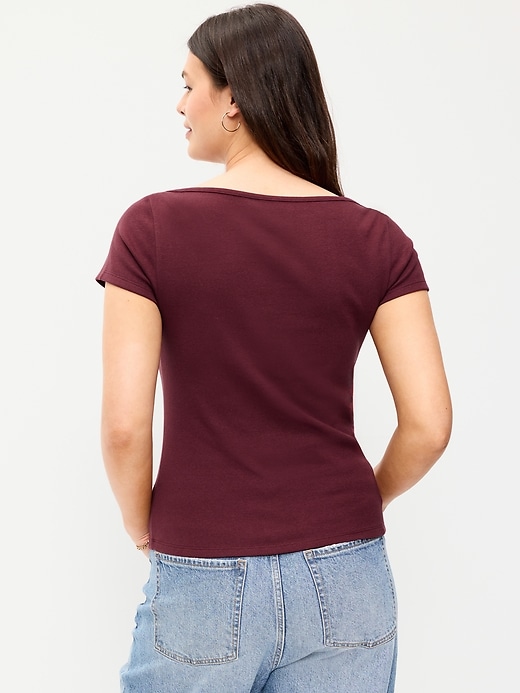Image number 6 showing, Snug Boatneck T-Shirt