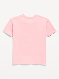 Image number 2 showing, Oversized Short-Sleeve Graphic Tunic T-Shirt for Girls