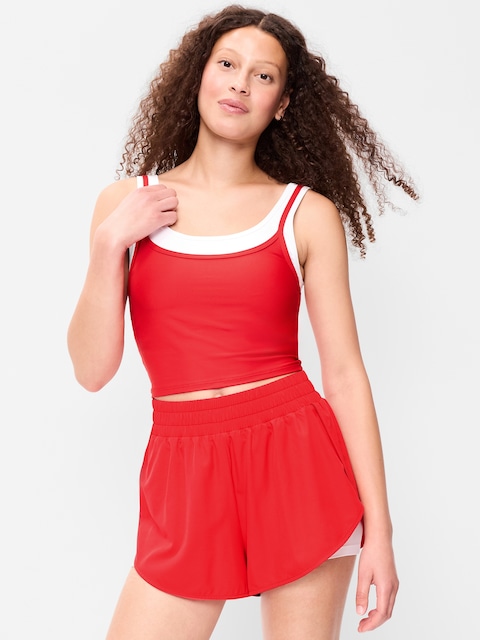 PowerSoft Layered Longline Bra