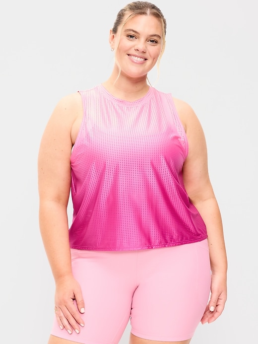 Image number 7 showing, Mesh Muscle Tank Top