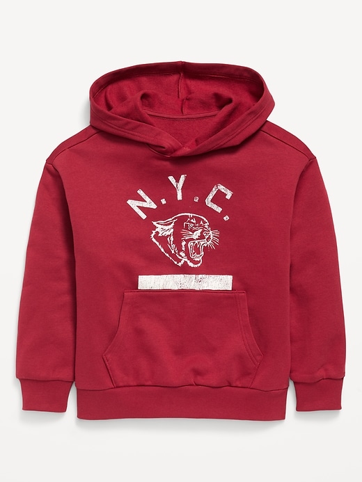 Image number 1 showing, Favorite Fleece Oversized Graphic Pullover Hoodie for Boys