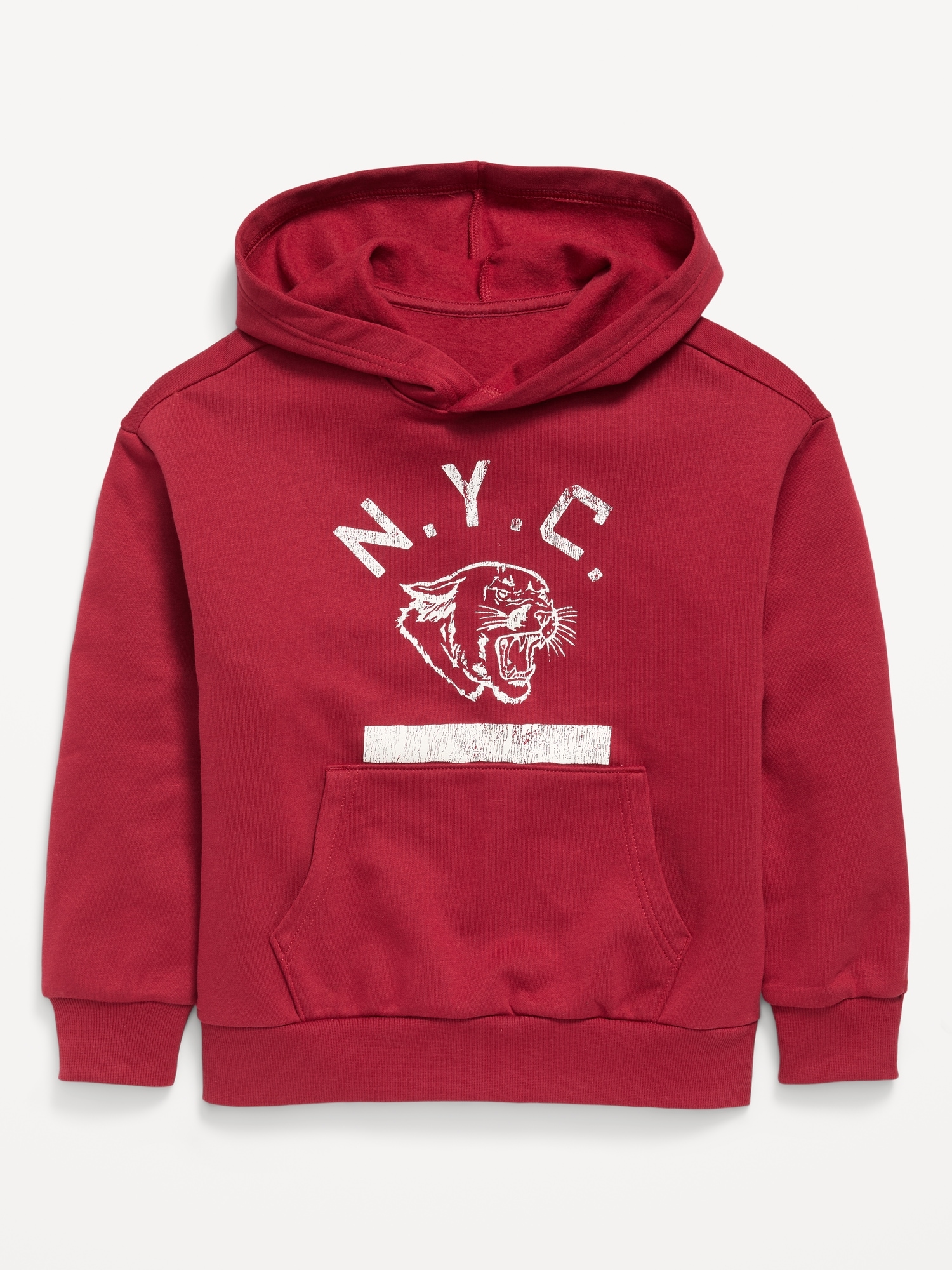 Favorite Fleece Oversized Graphic Pullover Hoodie for Boys