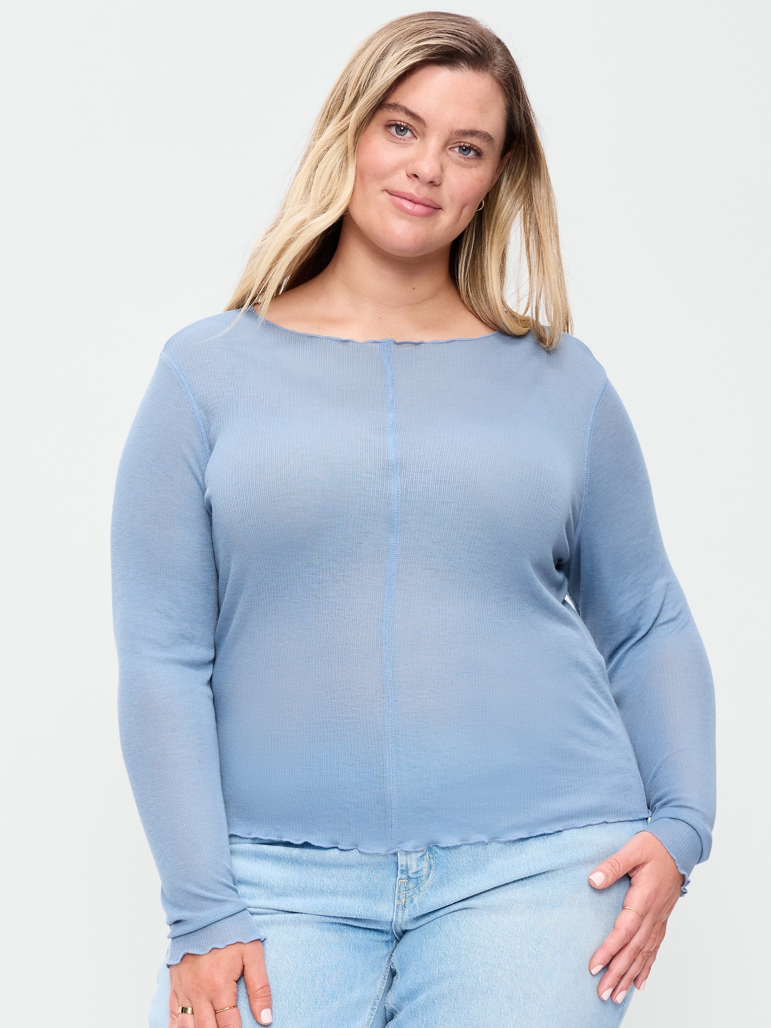 Lettuce-Edge Tissue T-Shirt
