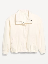 Image number 2 showing, Full-Zip Poplin Jacket