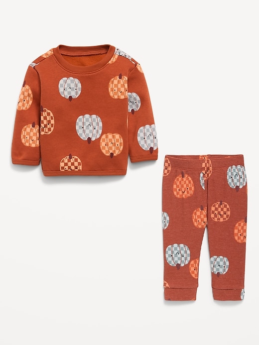 Image number 2 showing, Printed Sweatshirt and Sweatpants Set for Baby