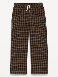 Image number 4 showing, Pull-On Baggy Plaid Flannel Pants for Boys
