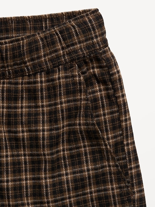 Image number 5 showing, Pull-On Baggy Plaid Flannel Pants for Boys