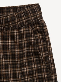 Image number 5 showing, Pull-On Baggy Plaid Flannel Pants for Boys