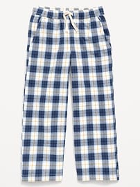 Image number 4 showing, Pull-On Baggy Plaid Flannel Pants for Boys