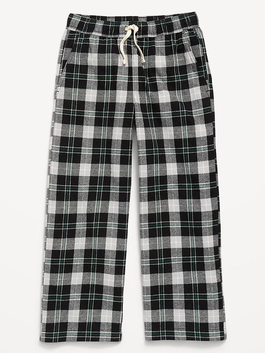 Image number 4 showing, Pull-On Baggy Plaid Flannel Pants for Boys
