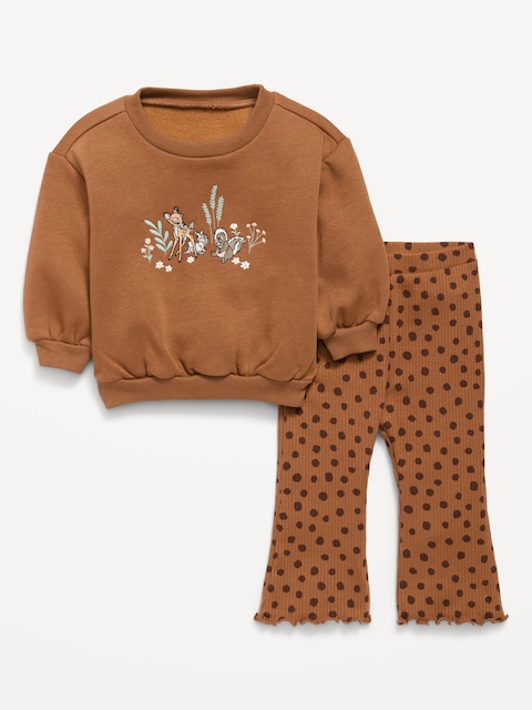Disney© Bambi Graphic Sweatshirt and Legging Set for Baby