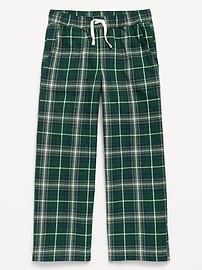 Image number 4 showing, Pull-On Baggy Plaid Flannel Pants for Boys