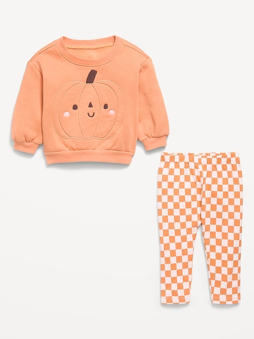 Image number 2 showing, Graphic Sweatshirt and Leggings Set for Baby