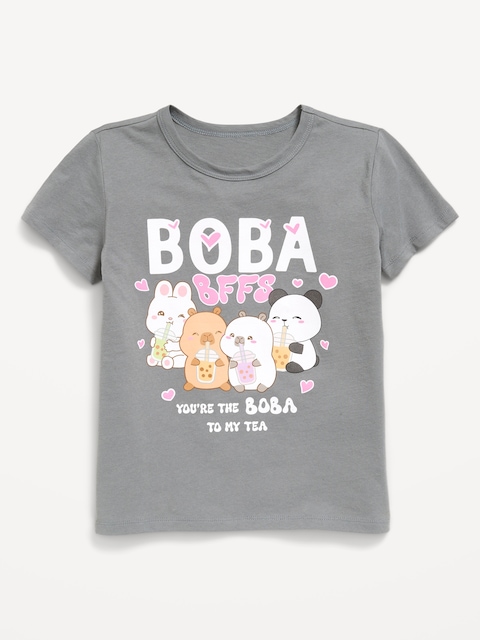 CapyFun™ Graphic T-Shirt for Girls