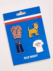 Image number 1 showing, Old Navy Americana Enamel Pin Set