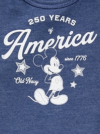 Image number 3 showing, Old Navy x Disney Mickey Mouse Short-Sleeve Unisex Graphic Bodysuit for Baby