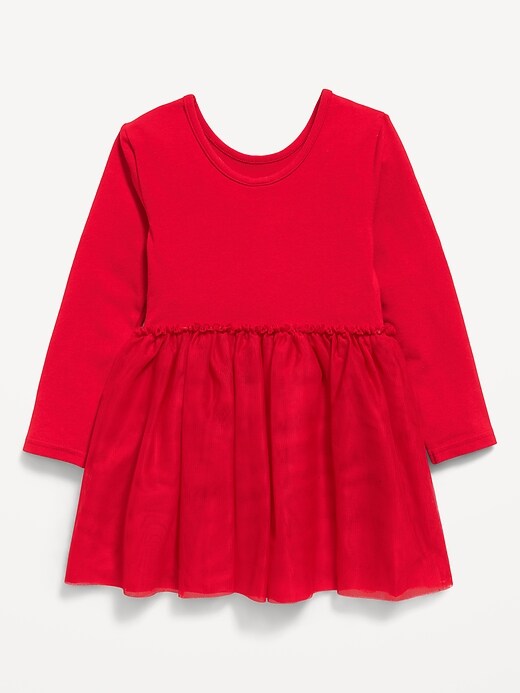 Image number 3 showing, Long-Sleeve Holiday Tutu Dress for Toddler Girls