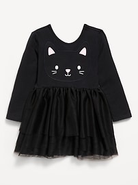 Image number 2 showing, Long-Sleeve Halloween Tutu Dress for Toddler Girls
