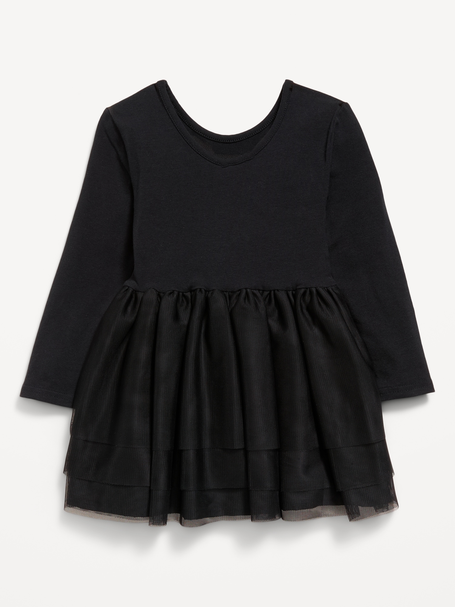 Long-Sleeve Halloween Tutu Dress for Toddler Girls