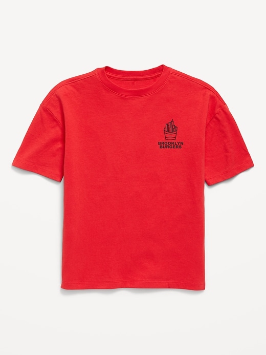 Image number 1 showing, Oversized Short-Sleeve Graphic T-Shirt for Boys