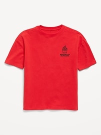 Image number 1 showing, Oversized Short-Sleeve Graphic T-Shirt for Boys