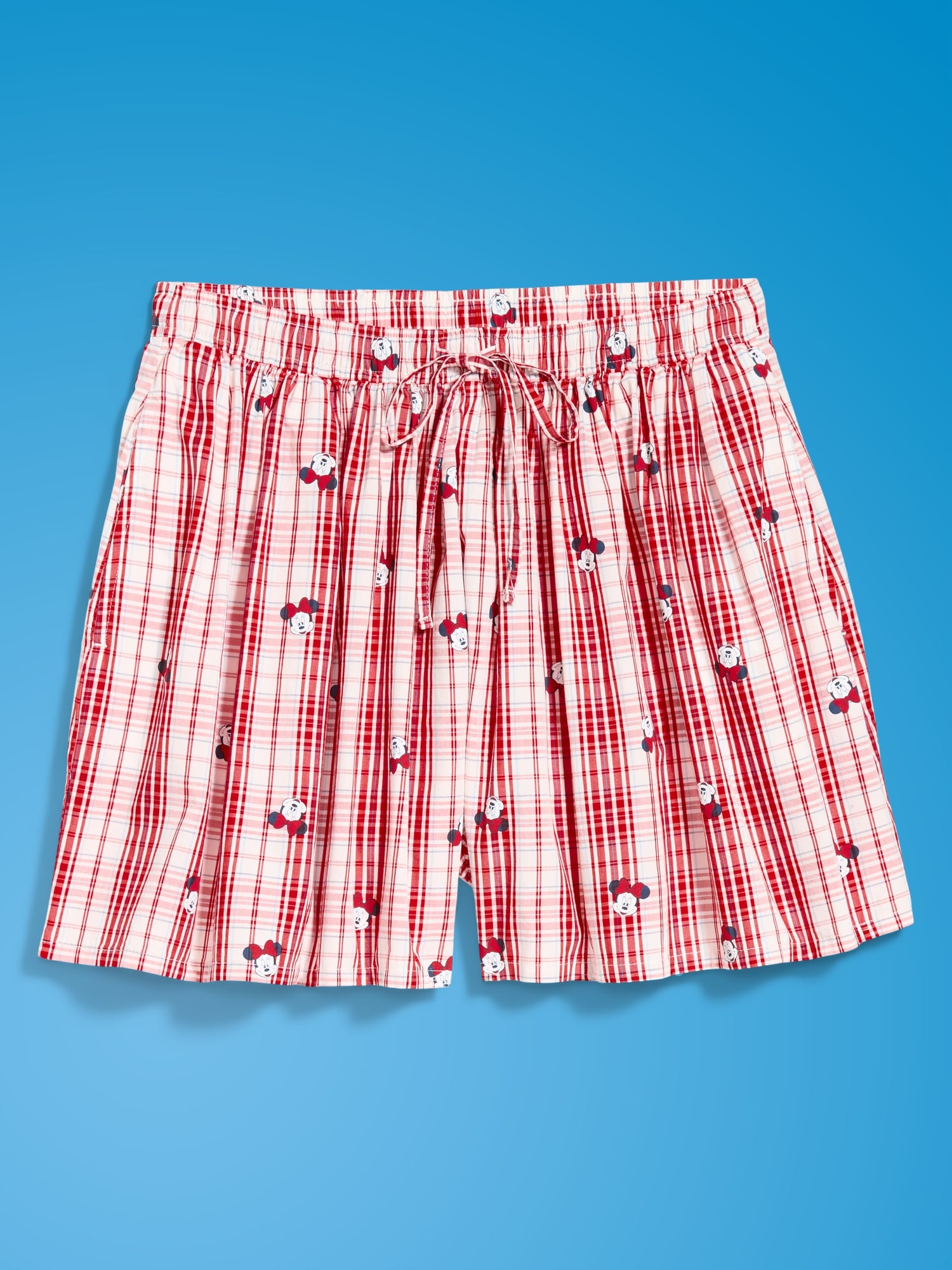 Old Navy x Disney Minnie Mouse High-Waisted Plaid Shorts for Women