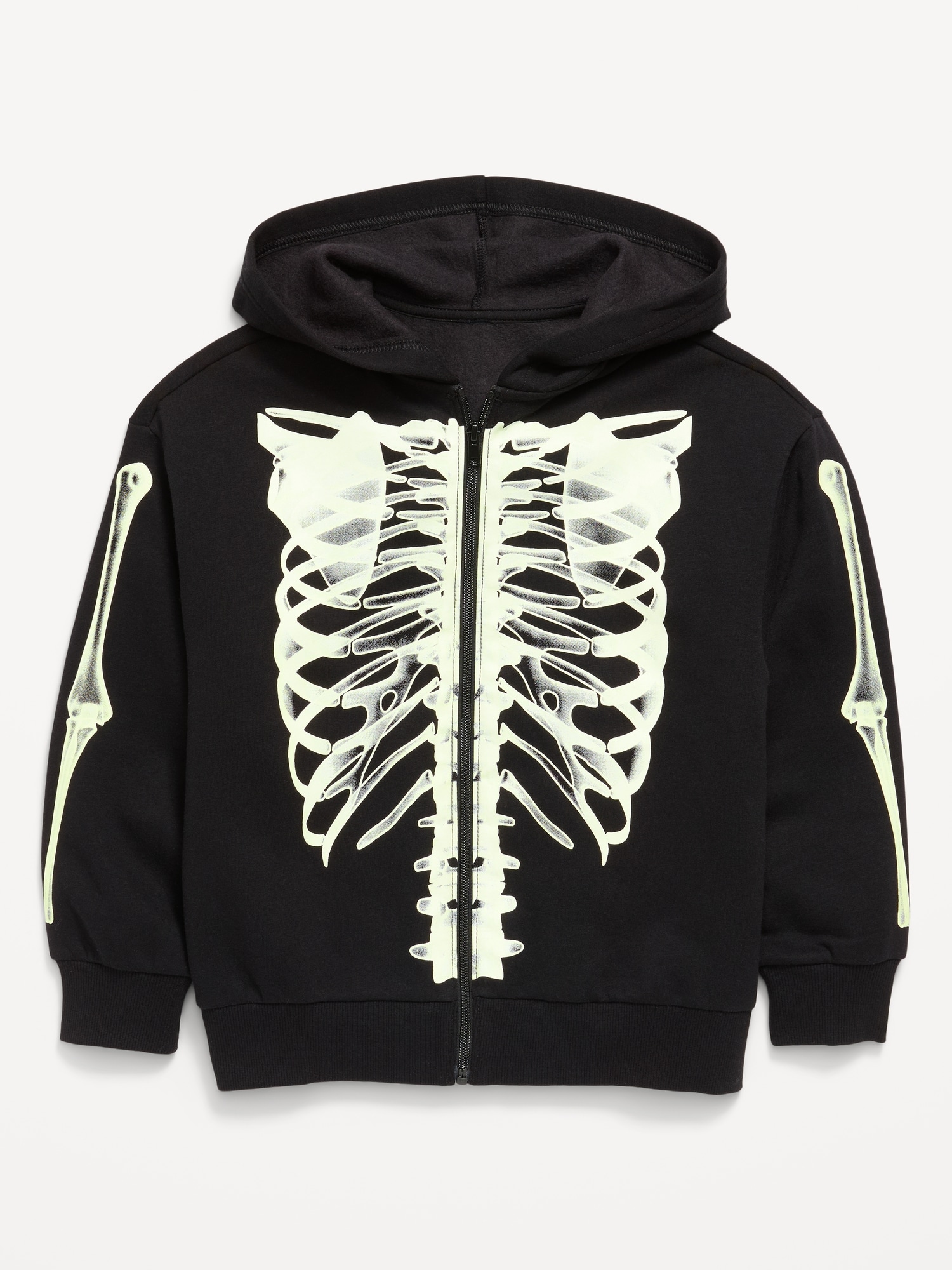 Oversized Graphic Zip Hoodie for Boys
