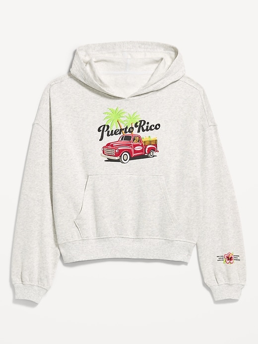 Image number 4 showing, Oversized Pullover Graphic Hoodie Sweatshirt